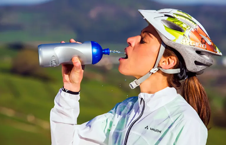 Durstlöscher für Rennradfahrer