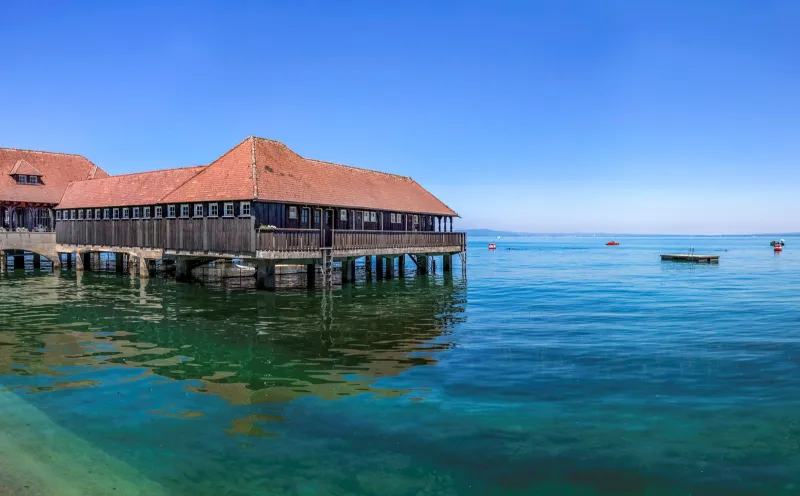 Historische Badhütte in Rorschach