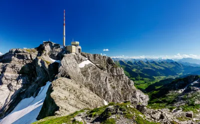 Säntis mit den Churfirsten