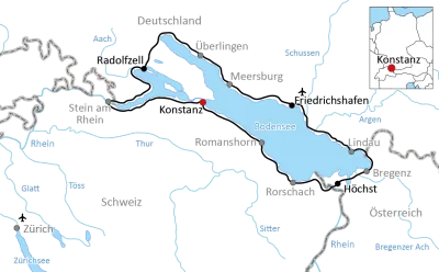 Rund um den Bodensee in 6 Tagen