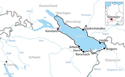 Radtour um den Obersee mit Alpenpanorama
