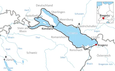 Sportliche Radtour ab Bregenz