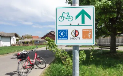 Wegweiser EuroVelo 6