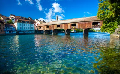 Gedeckte Holzbrücke zwischen Diessenhofen und Gailingen