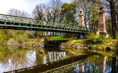 Die "Golden Gate Bridge" in Langenargen