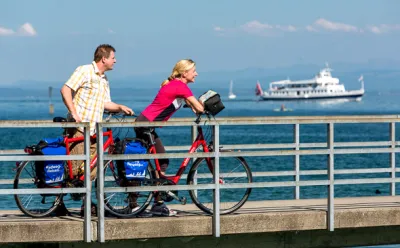 Radler am Bodensee in Konstanz