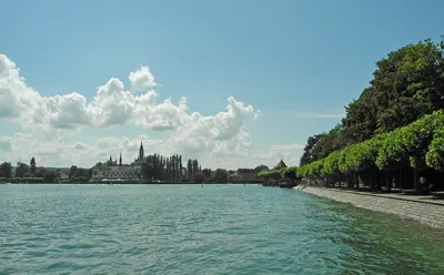 Blick von der Seestraße auf Konstanz