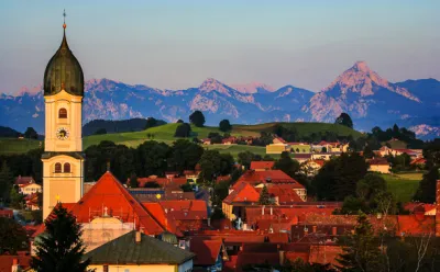 Alpenglühen in Nesselwang