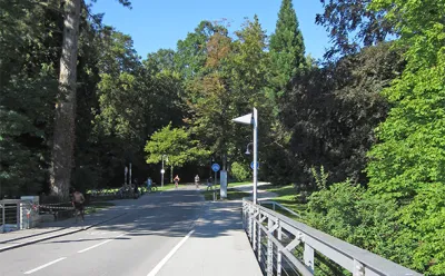 Fahrradbruecke in Konstanz
