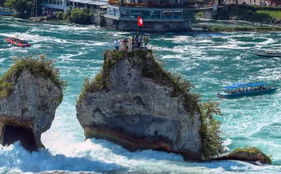 Der Rheinfall bei Schaffhausen