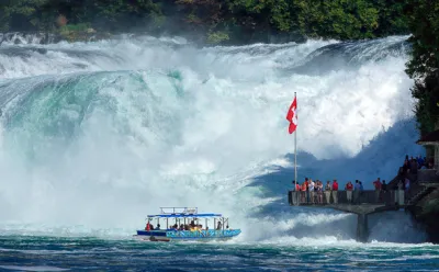 Bootsfahrt am Rheinfall