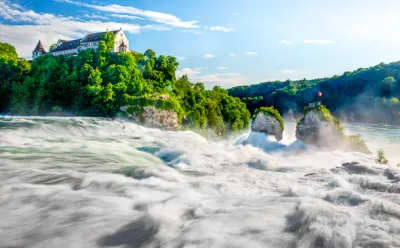 Der Rheinfall bei Schaffhausen