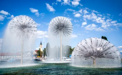 Wasserspiele in Romanshorn