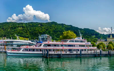 Bregenz mit Blick auf den Pfänder