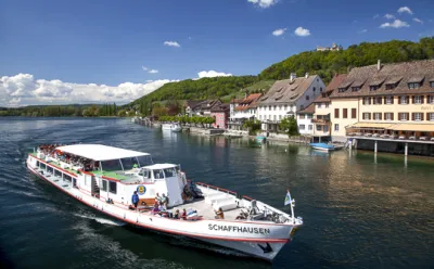 Schifffahrt bei Stein am Rhein