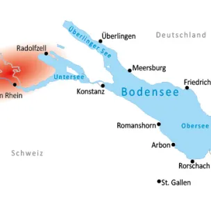 Übernachten am Bodensee-Radweg in der Region Untersee
