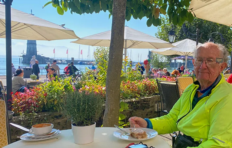 Kaffeepause in Lindau