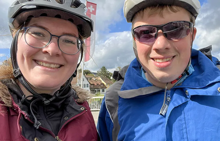 Auf der Brücke in Stein am Rhein
