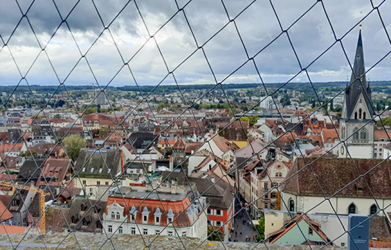 Blick vom Turm des Münsters in Konstanz