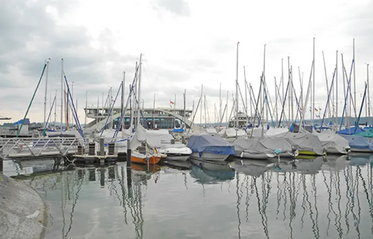 Fährhafen in Konstanz-Staad