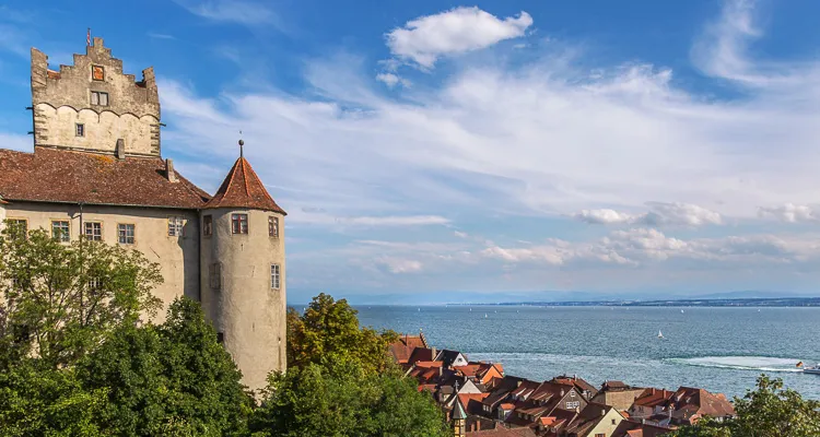 Bodensee-Radweg, Burg Meersburg