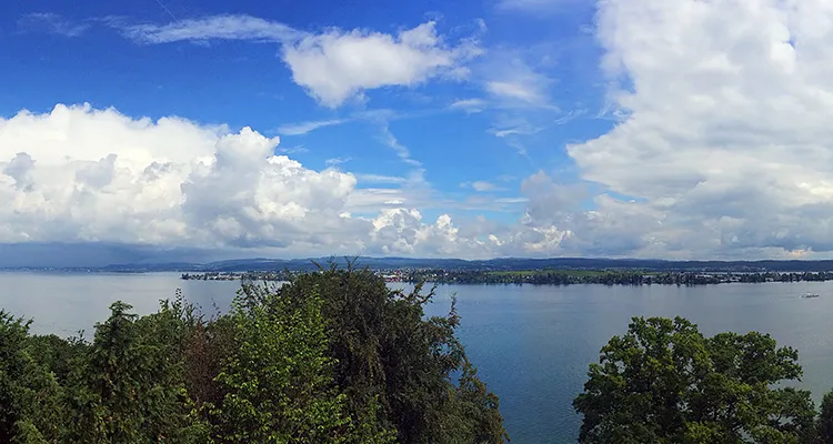 Blick auf die Insel Reichenau