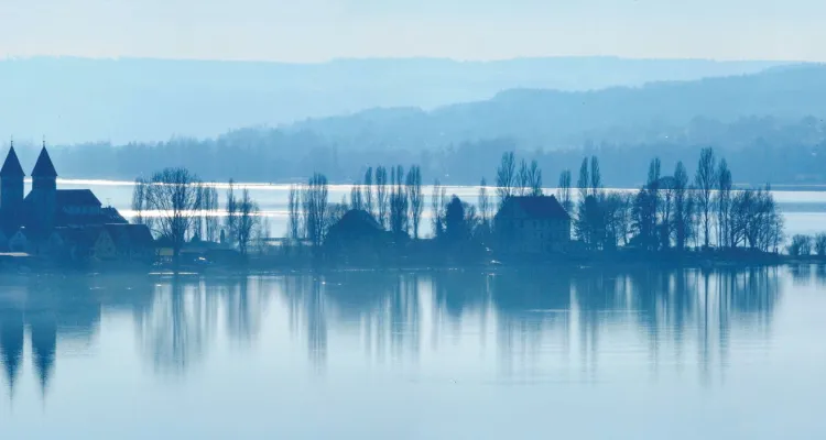 Blick auf die Insel Reichenau