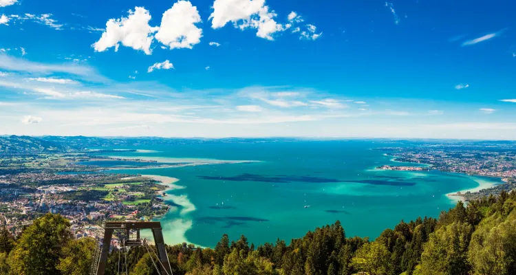 Blick vom Pfänder über den Bodensee