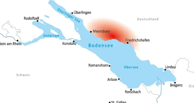 Karte Region Friedrichshafen