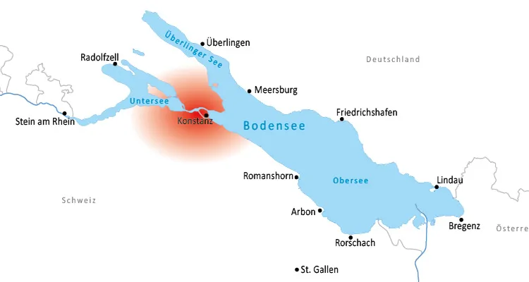 Übernachten am Bodensee-Radweg in der Region Konstanz