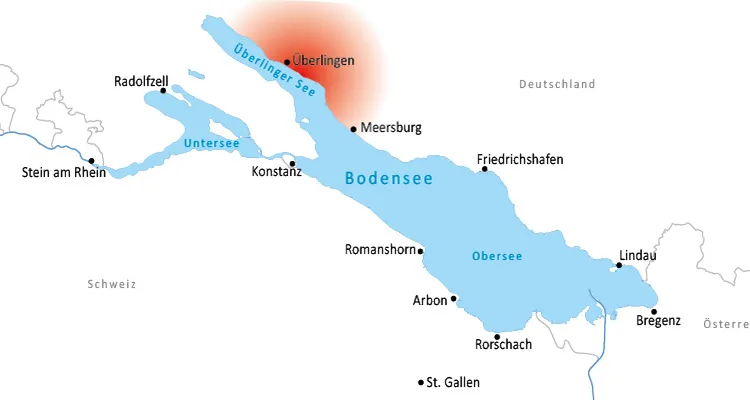 Übernachten am Bodensee-Radweg in der Region Überlingen