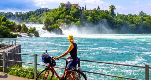 Fahrradtour am Untersee und zum Rheinfall